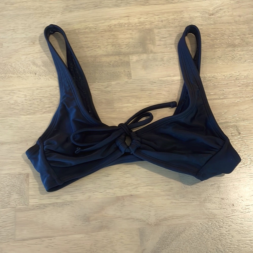 Cute black summer swim top anyone would look great in!